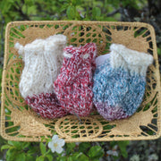 Bath Soap Sock Scrubbies and Washcloths- Natural Dyes & Fibers- Hand spun, dyed and knitted