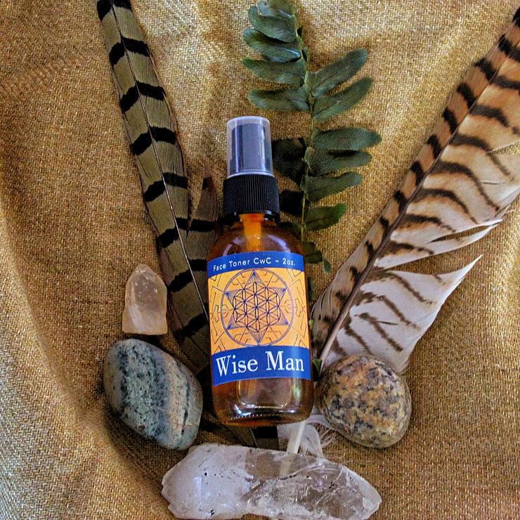Wise Man  (All Ages & Skin Types) Face Toner - 2oz. - Organic, Probiotic, & Medicinal
