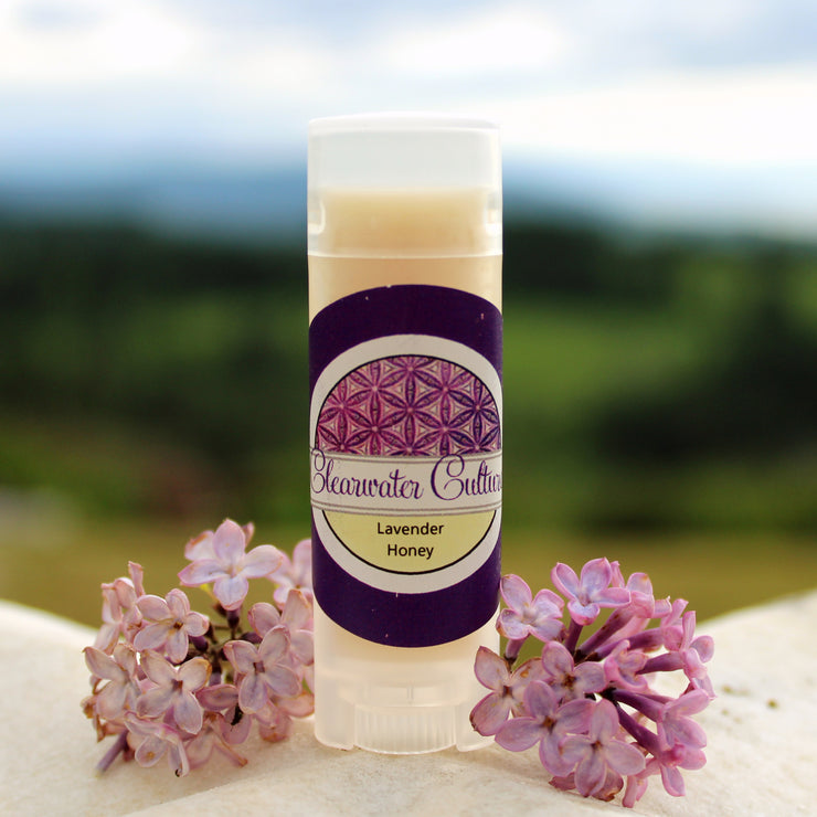 Lavender Honey - Organic & Probiotic - Lip Balm - .15 oz. - Oval Tube - Clearwater Cultures
