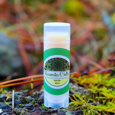Vanilla Mint - Organic & Probiotic - Lip Balm - .15 oz. - Oval Tube - Clearwater Cultures